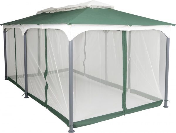 Павильон садовый Indigo с москитной сеткой зеленый DU120