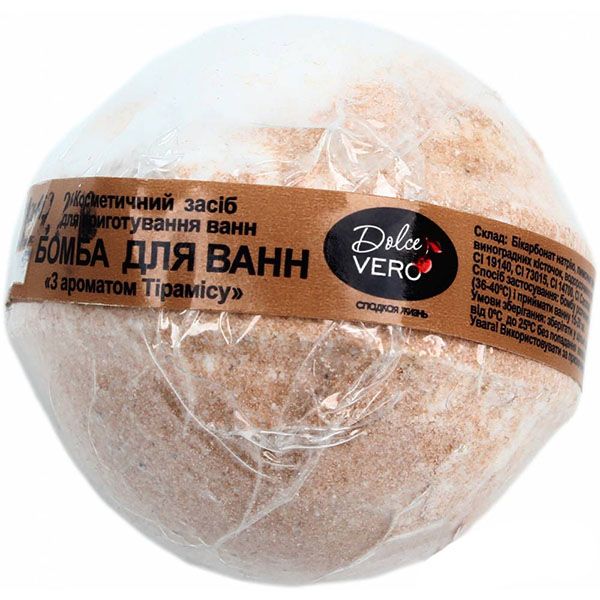 Чарівна бомбочка для ванни Dolce Vero З ароматом Тірамісу