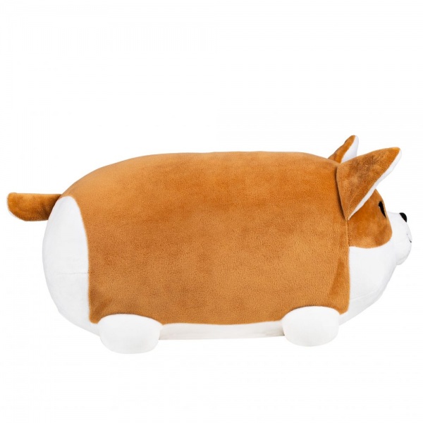 М'яка іграшка DGT-PLUSH Коргі лежебока 45 см коричнево-білий PUFS1