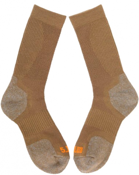 Носки 5.11 Tactical 10033 Slip Stream Crew Sock coyote р.M