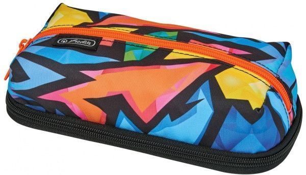 Пенал школьный Clever Pack Neon Art 50026708 Herlitz разноцветный