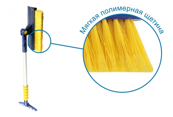 Телескопическая щетка Goodyear с поворотной головкой WB-08 76-110 см GY000208 