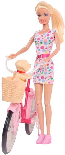 Лялька Defa 8276 велосипед собачка В асортименті