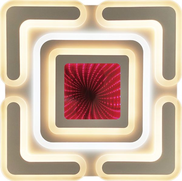 Люстра светодиодная Hopfen Sigurd с пультом ДУ (Plexiglas) 110 Вт белый 