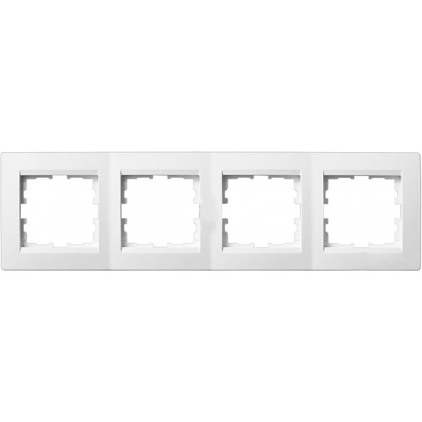 Рамка четырехместная UP! (Underprice) One горизонтальная белый 706-0200-149