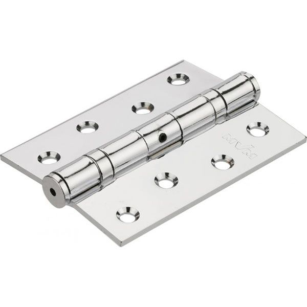 Петля универсальная  MVM HE-100 CP 100x75x3 мм полированный хром