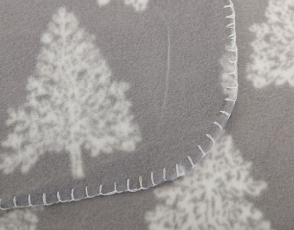 Плед NY Trees 125x150 см сірий Luna 