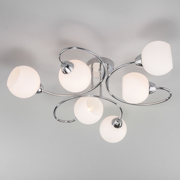 Світильник Strotskis Tulia 6x40 Вт E27 хром 30136/6 (хром) 