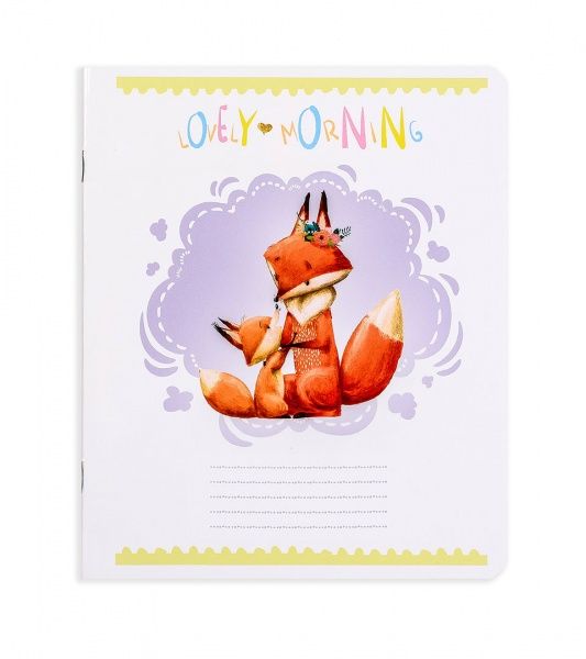 Комплект зошитів Дитяча акварель 12 аркушів у клітинку 25 шт. Поділля