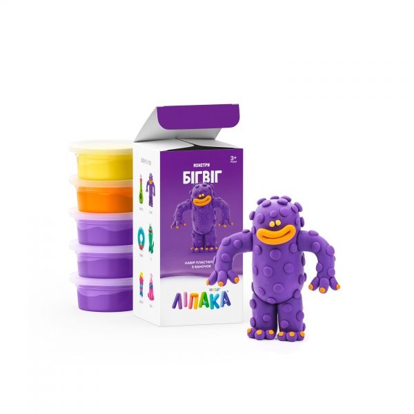 Интерактивный игровой набор Липака Пластилин с приложением Claymate Бигвиг MMN005