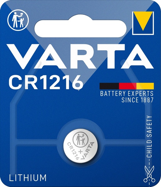 Батарейка Varta CR 1216 1 шт. (6216101401)
