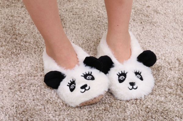 Тапочки детские унисекс Maxwin KIDS Зверюшки Панда р.32-34 белый 