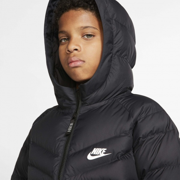 Куртка Nike B NSW JACKET FILLED NFS CV9692-010 р.S черный