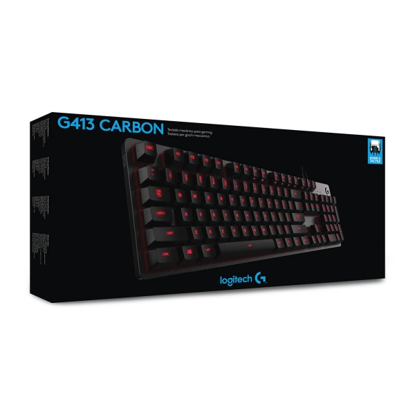Клавиатура Logitech G413 Mechanical Gaming (L920-008310) black 