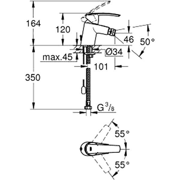 Смеситель для биде Grohe Start 32281001