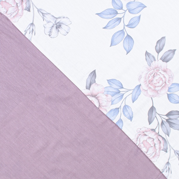 Комплект постільної білизни Морозна троянда євро різнокольоровий Homeline 