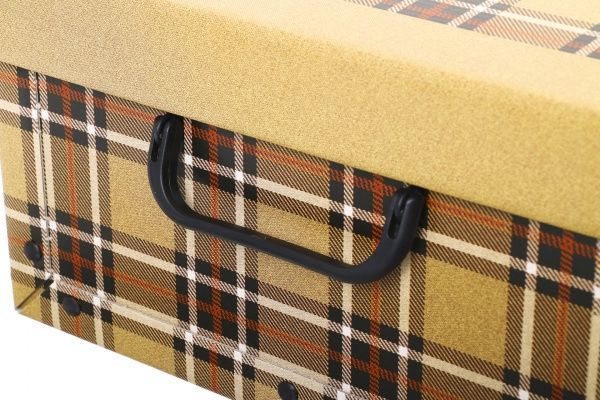 Ящик картонний Miss Space Клітинка 370x300x160 мм бежевий