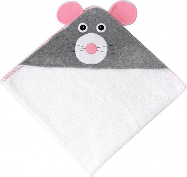 Полотенце-уголок Sasha Мышка белый 130/4 