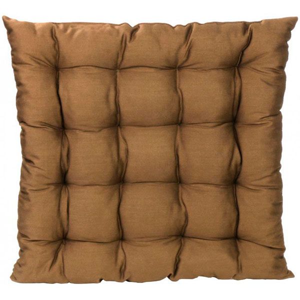 Подушка декоративна стьобана Classic 37x37 см золотистий Bella Vita 