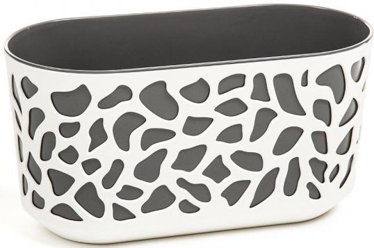 Горщик Lamela Дует 400 овальний кремовий 