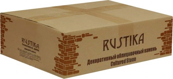 Плитка гіпсова кутник RUSTIKA Верона золото 1 пог.м