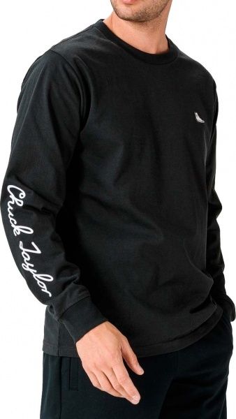 Футболка Converse CONVERSE CT SNEAKER PATCH LS TEE 10020536-001 XL чорний