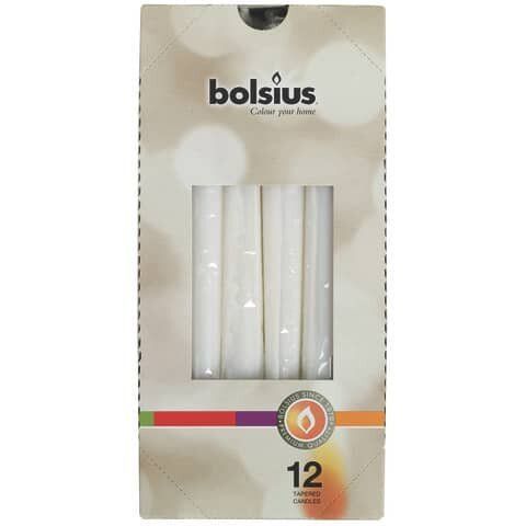 Свеча конусная 245/24 Белая Bolsius