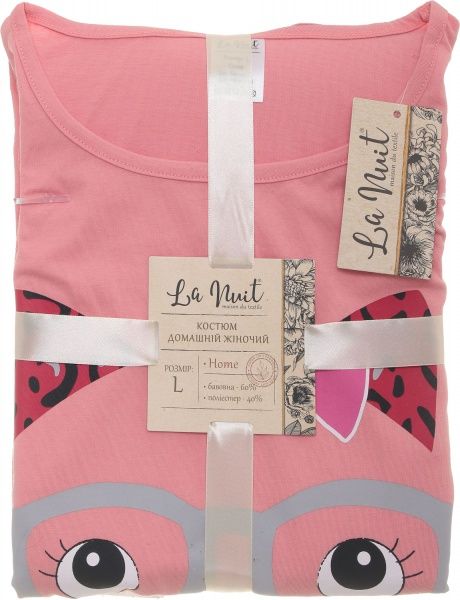 Костюм домашний женский La Nuit Home Cats р. XL розовый 
