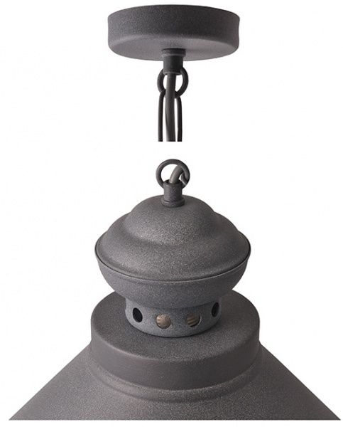 Подвес Vesta Light 1x60 Вт E27 серый LOFT 17231 