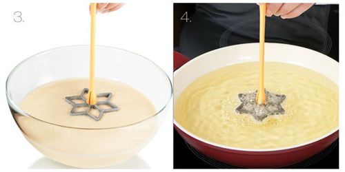 Набір форм для вафельного печива Delicia 4 шт. 630048 Tescoma