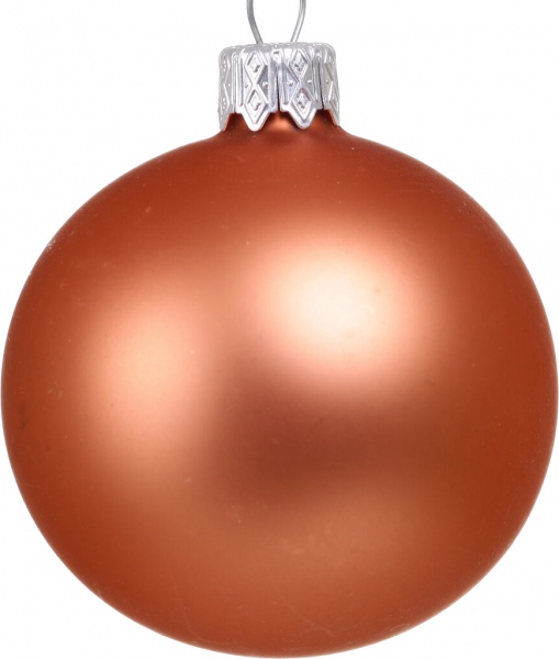 Шар новогодний одноцветная d 60 мм золотой .0161