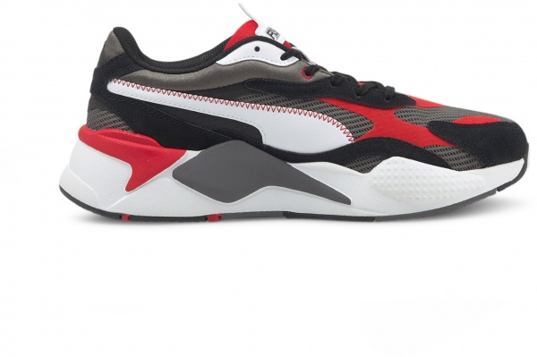 Кроссовки Puma RS-X? Twill AirMesh 36884502 р.41 UK 7,5 серо-черно-красный