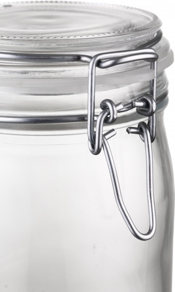 Банка для сыпучих с бугельной крышкой 1 л Borgonovo