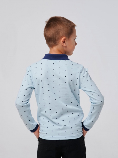 Сорочка дитяча Smil 114884 р.116 блакитний із принтом 