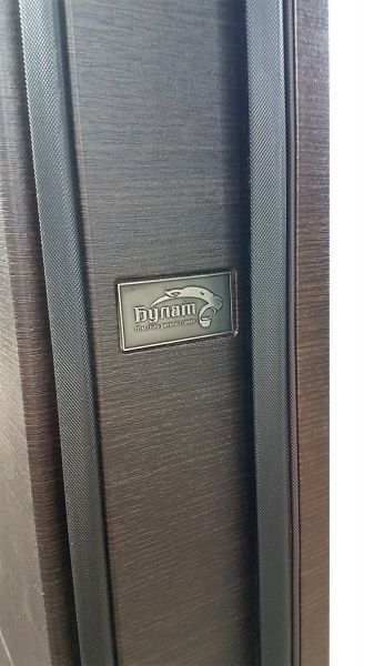 Двері вхідні Булат Престиж 156 венге горизонт темний 2050x850мм ліві