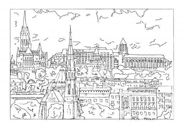 Скетчбук Будапешт A4 10 арк. 1В1520 Аркуш