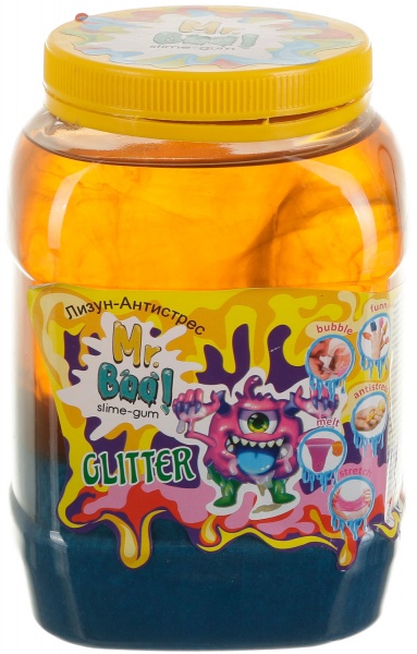 Лизун-антистрес Glitter в асортименті 1150 г Mr Boo