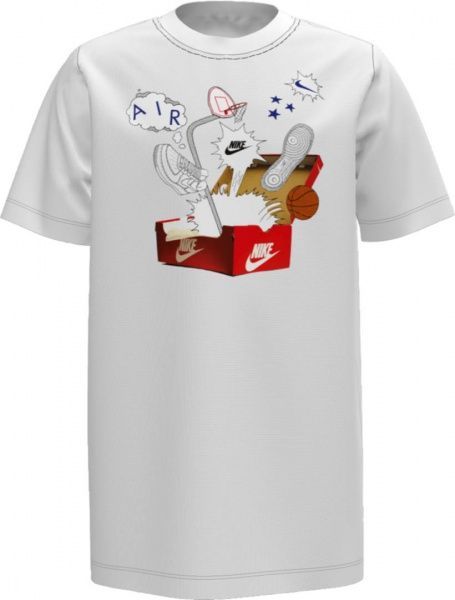 Футболка Nike B NSW TEE SHOEBOX AF1 CV2163-100 M білий