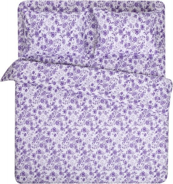 Комплект постільної білизни Маві євро біло-синій Rigel 