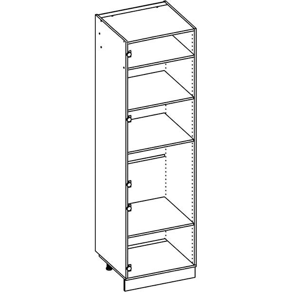 Шкаф универсальный МС 7EVEN ШУ 60/214/56 бежевый глянец Грейд