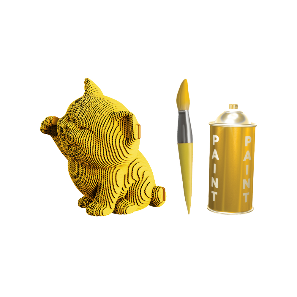 Конструктор картонный Cartonic 3D Puzzle MANEKI KITTEN CARTMNMANE