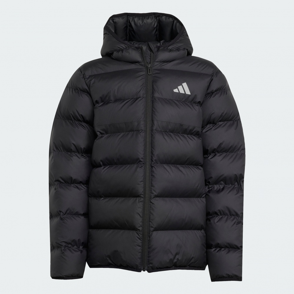Куртка дитяча демісезонна Adidas J Sd Jkt JL7430 р.14 чорна