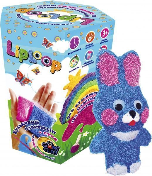 Набор для лепки Strateg Liploop Зайчик