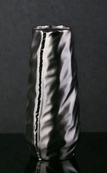 Ваза Creative 13,5х13,5х30,5 см металлик