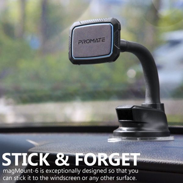 Тримач магнітний Promate MagMount-6 чорний із синім