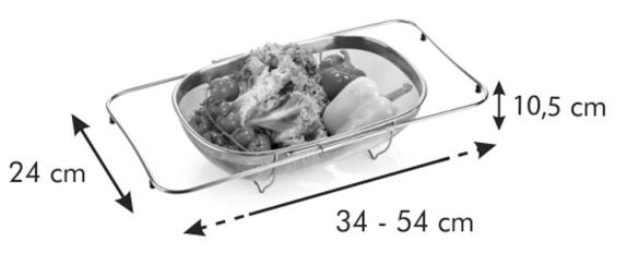  регульований для проціджування GRANDCHEF 34X24 CМ 428550 Tescoma