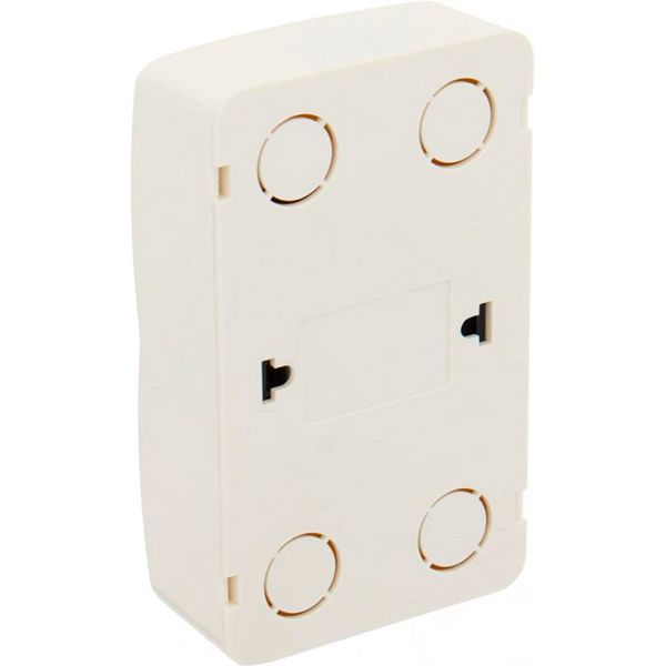 Розетка подвійна без заземлення HausMark Domo без шторок крем HSN-SCP.H3C20G2WTG-CR