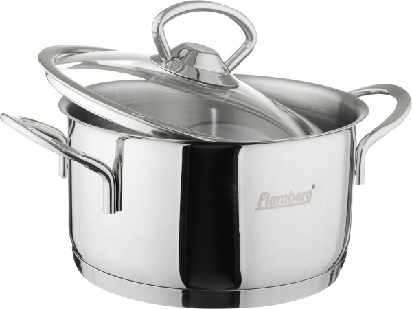 Кастрюля с крышкой Mini 1,2 л Flamberg