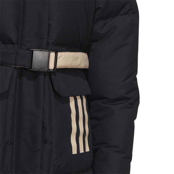 Пуховик Adidas W BELT DWN JKT H23066 р.32 чорний