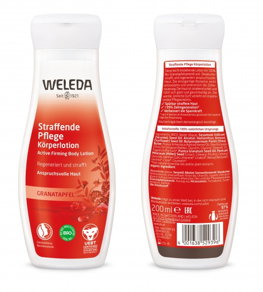 Лосьон для тела Weleda Гранат Актив Упругость и укрепление 200 мл